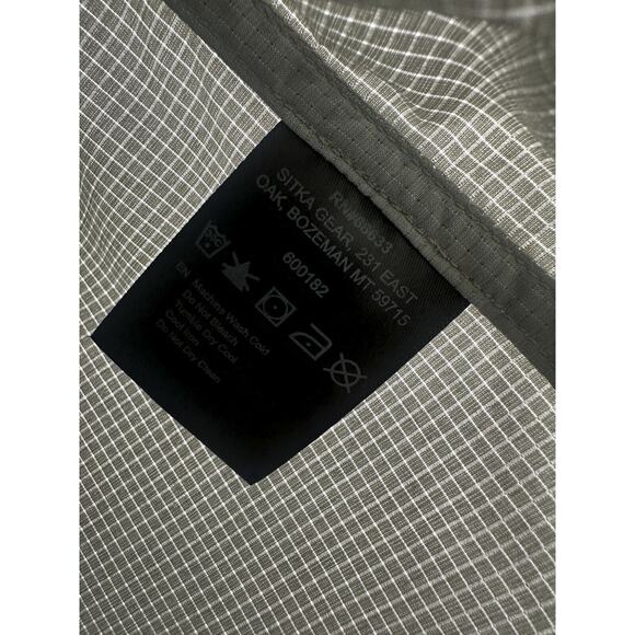 NWT Sitka Mojave SS Shirt Everyday Field Gray Grid Lightweight Men's Size Medium - Picture 5 of 12